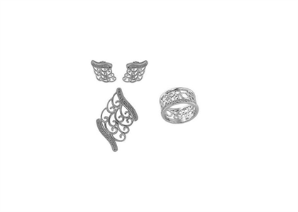 Rhodium Plated | Fashion Pendant Sets